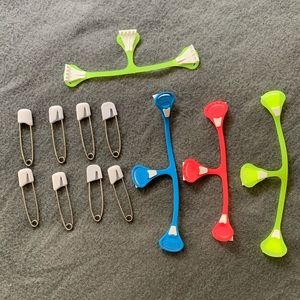 Snappi cloth diaper fasteners